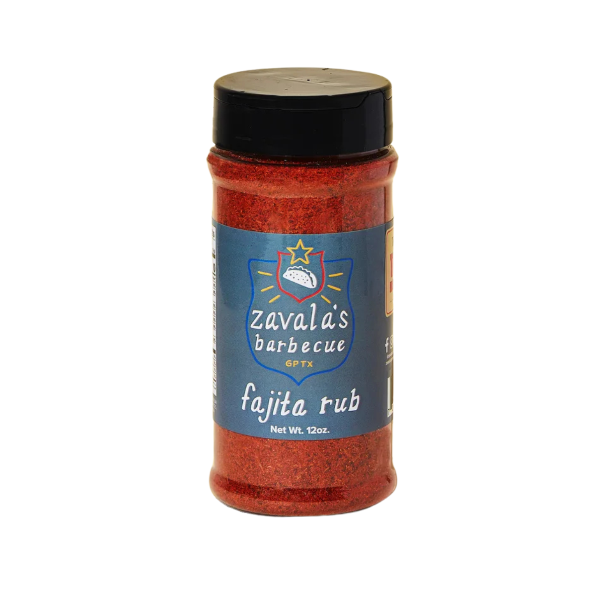 Zavala's Fajita Rub 12 oz Shaker