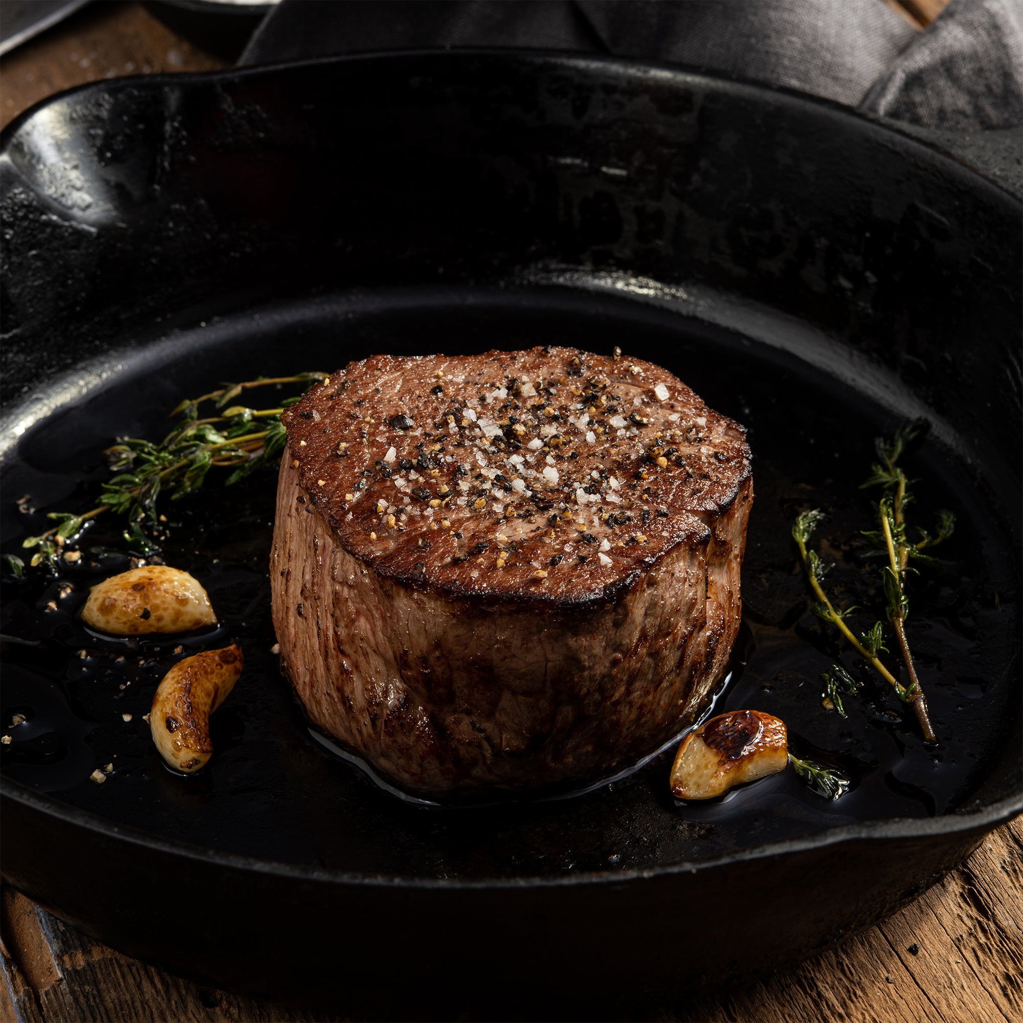 BUY (4) Choice Filet Mignon Steaks and receive a 5th for FREE